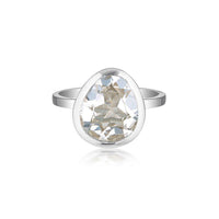 Celebration Stacker Ring - Large Tri-Cut - White Sapphire