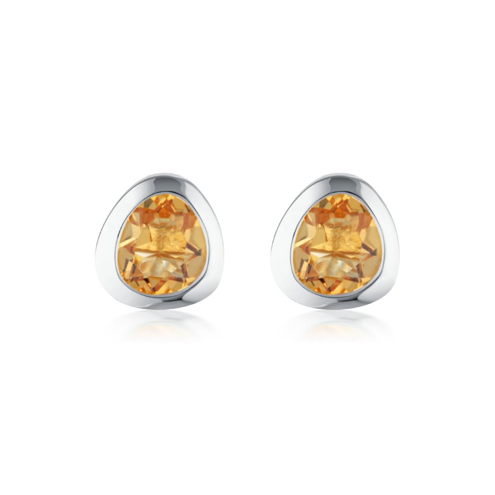 Celebration Stud Earrings - Citrine