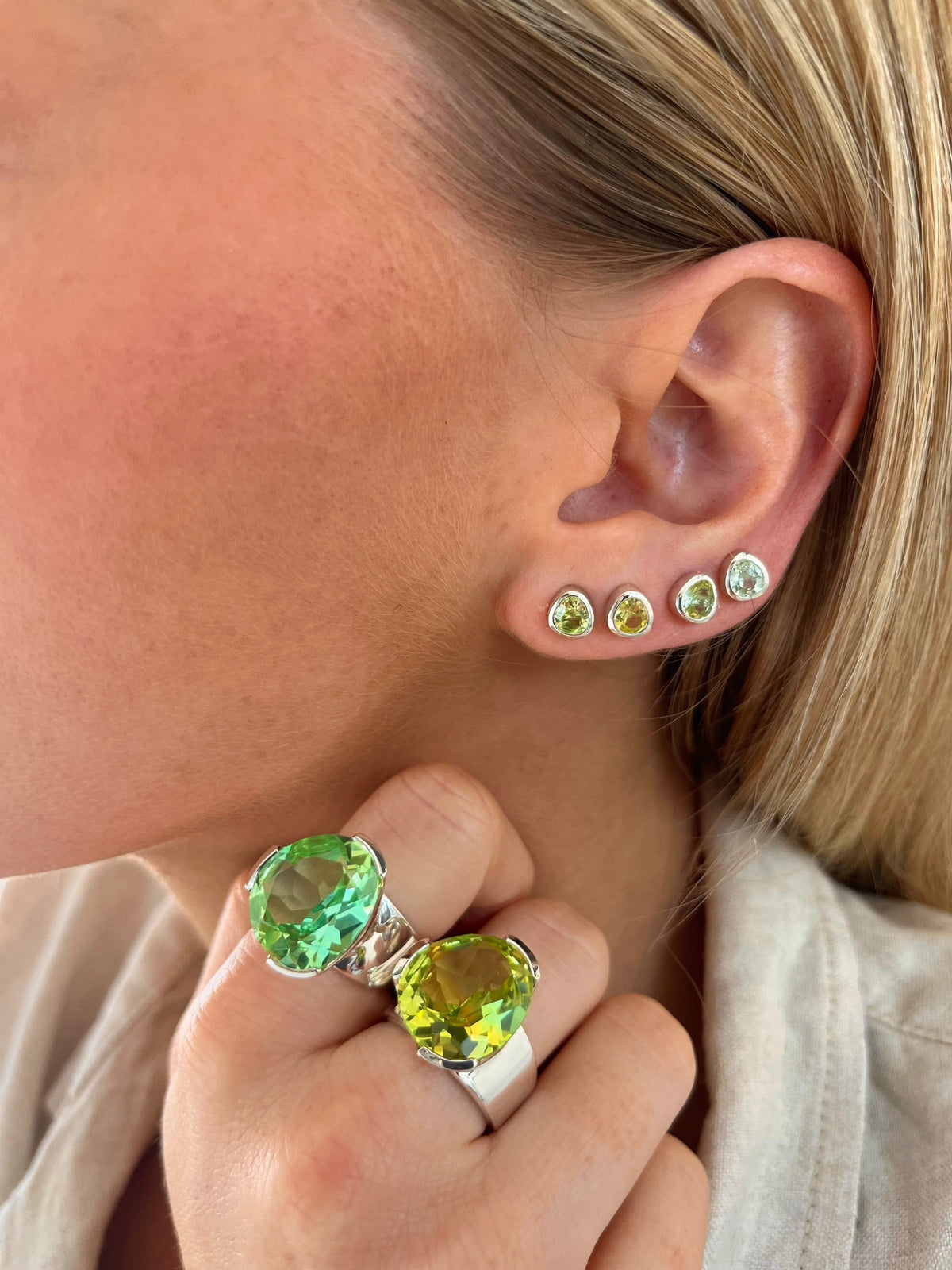 Celebration Stud Earrings - Lemon Lime *Limited Edition*