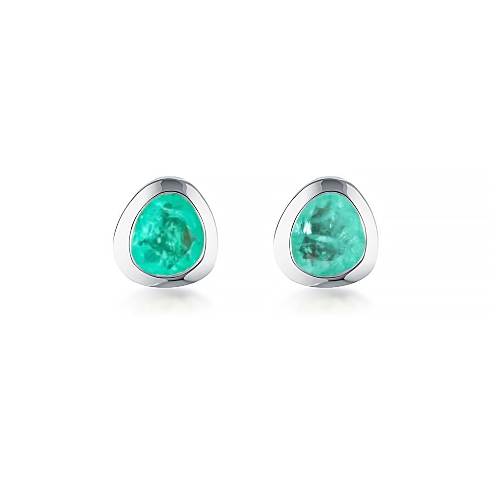 Celebration Stud Earrings - Paraiba Nano Quartz