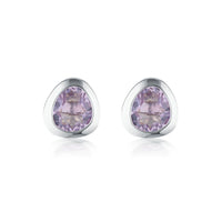 Celebration Stud Earrings - Purple Amethyst