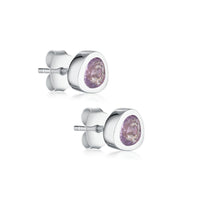Celebration Stud Earrings - Purple Amethyst