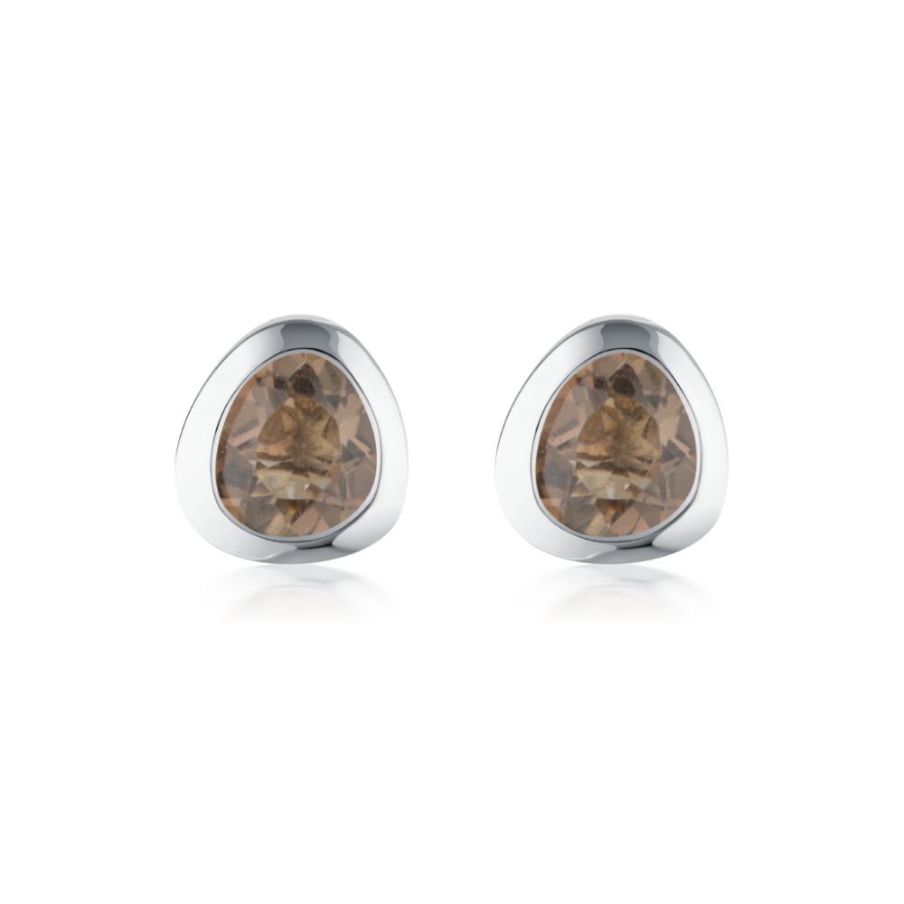 Celebration Stud Earrings - Smoky Quartz