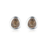 Celebration Stud Earrings - Smoky Quartz