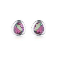 Celebration Stud Earrings - Watermelon Corundum