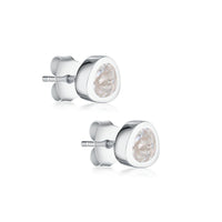 Celebration Stud Earrings - White Sapphire (Lab Created)