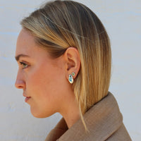 Elevate Gemstone Earrings | Blue Zircon - LUbyKate