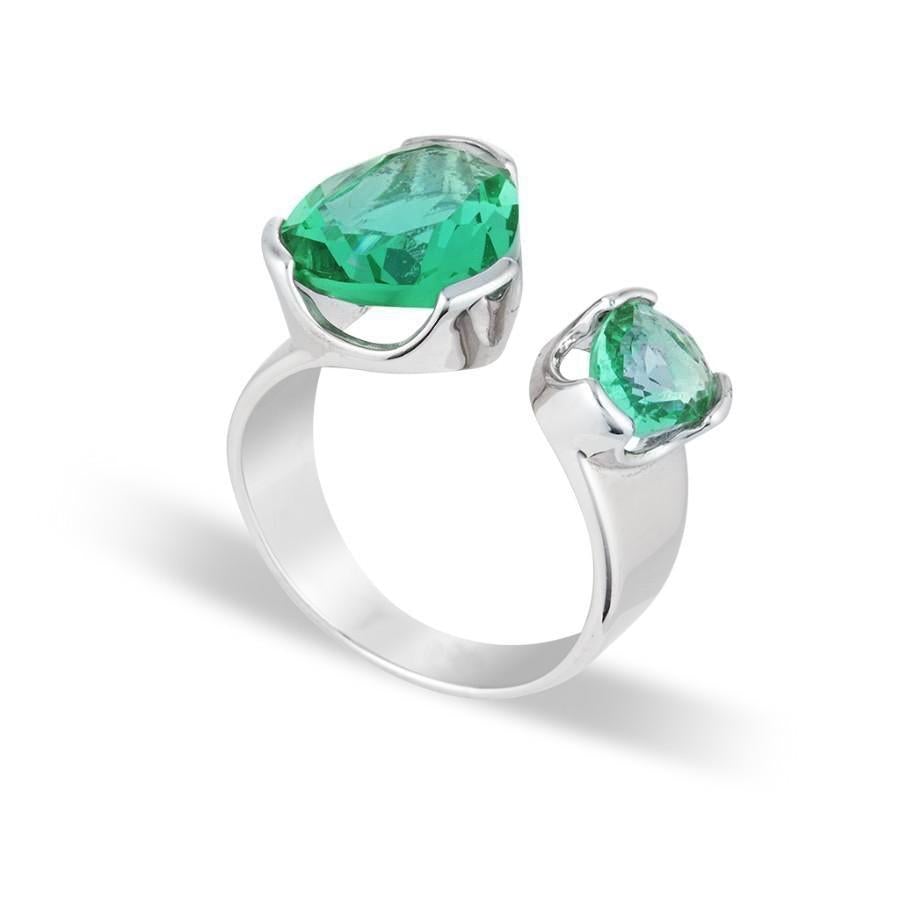 Everyday Gemstone Duet ECO STONE (Emerald Green)