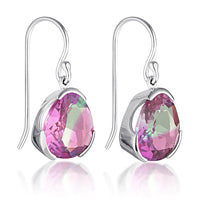 Everyday Gemstone Earrings - Watermelon Corundum