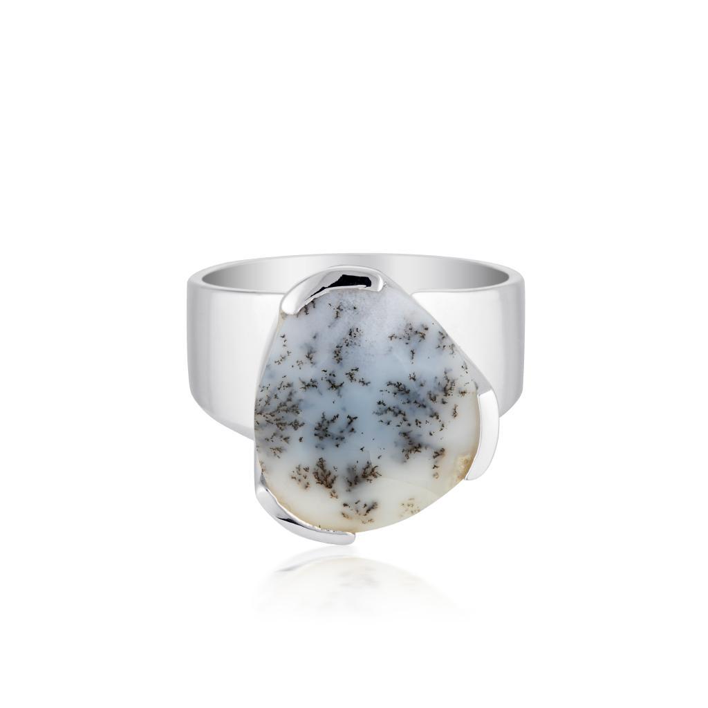 Everyday Gemstone Ring - Dendritic Opal