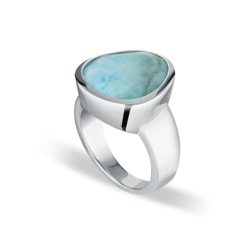 Evolution Ring Larimar - Sterling Silver