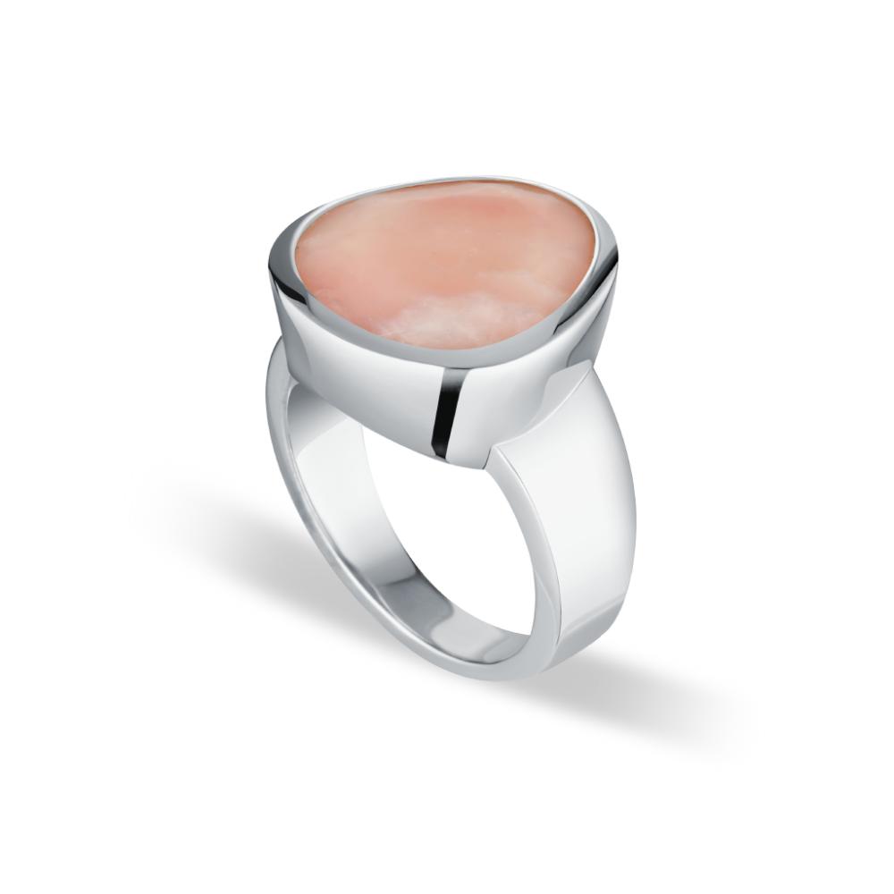 Evolution Ring Pink Opal - Sterling Silver