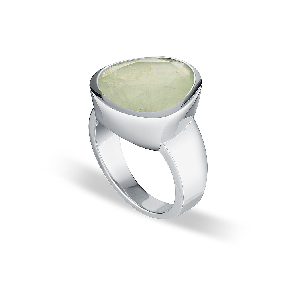 Evolution Ring Prehnite - Sterling Silver