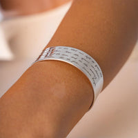 Fingerprint Expression Cuff Wide