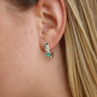 Gempower 5 Earrings - Limited Edition - Green Shades