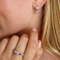 Gempower 5 Earrings - Limited Edition - Pink Shades