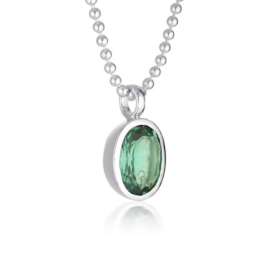 Gemstone Adornment - Oval Cut - Green Amethyst