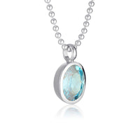 Gemstone Adornment - Oval Cut - Sky Blue Topaz