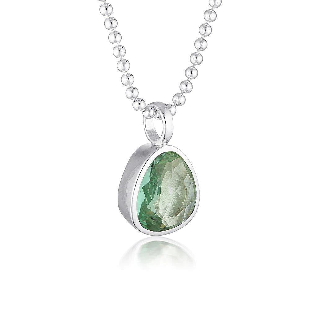 Gemstone Adornment - Tri-Cut - Green Amethyst