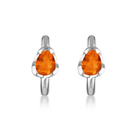 Huggies Earrings - Carnelian