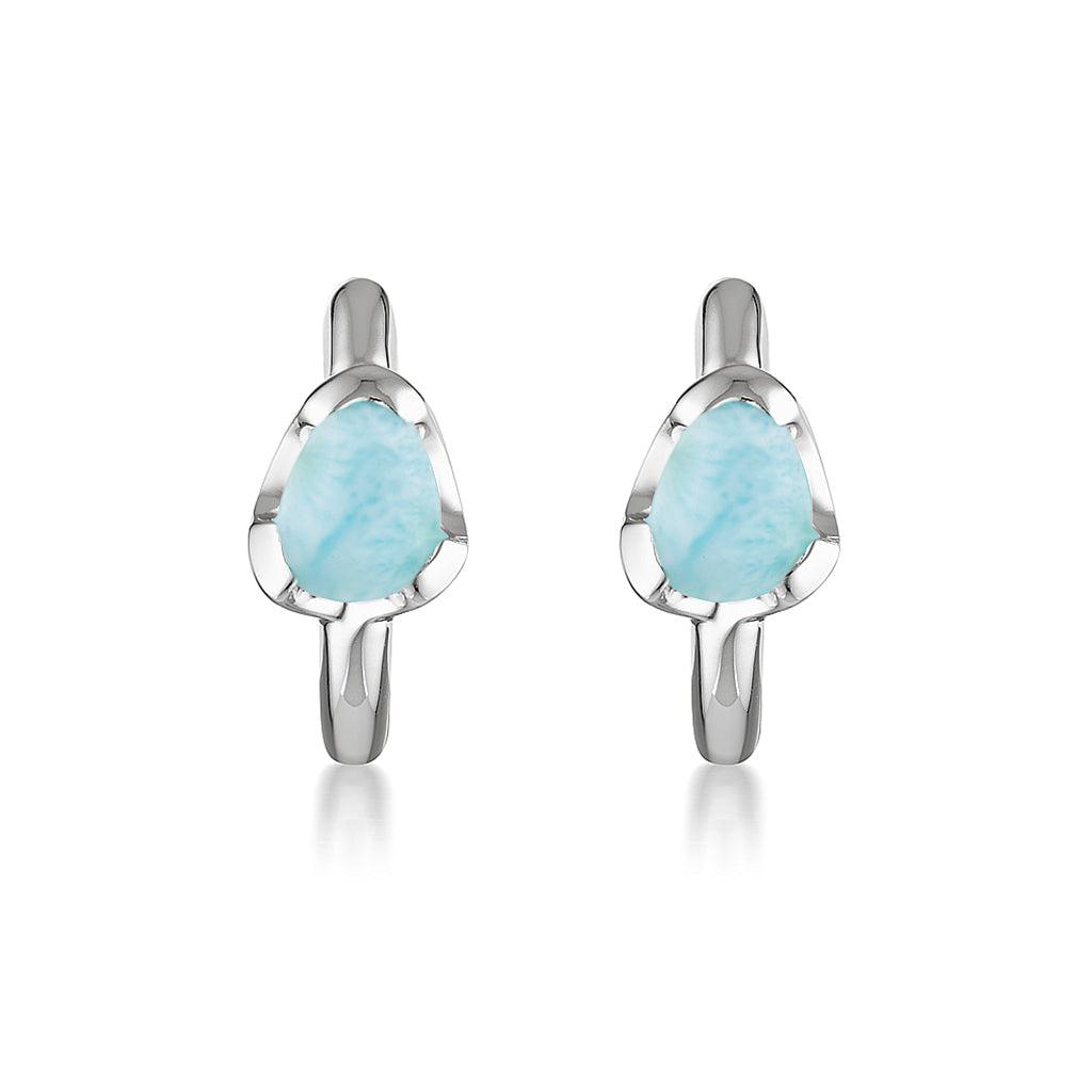 Huggies Earrings - Larimar