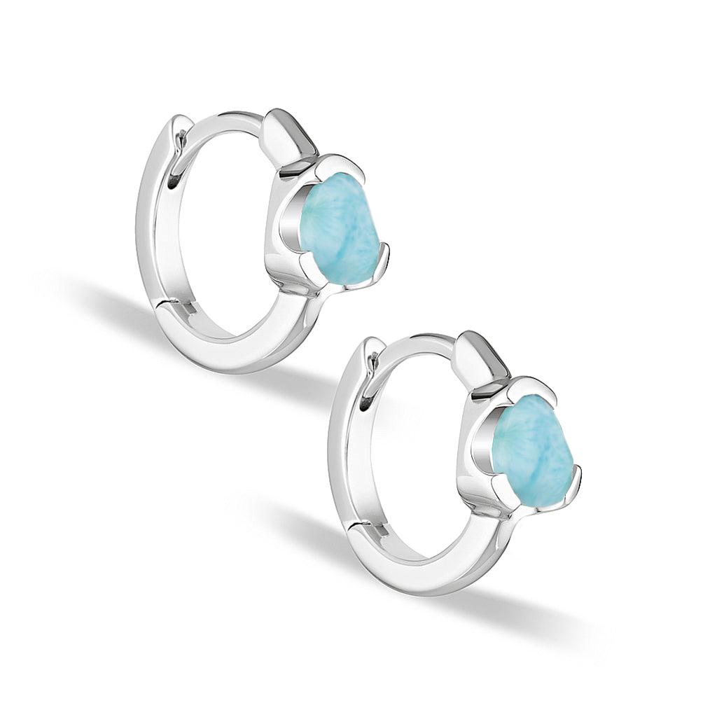 Huggies Earrings - Larimar