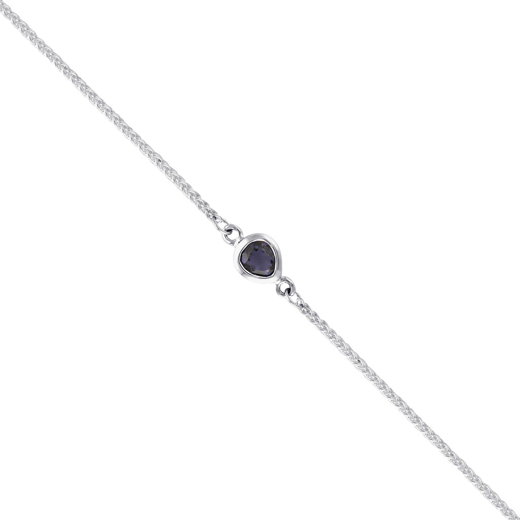 Iolite Tri-Cut Gemstone Bracelet - Limited Edition