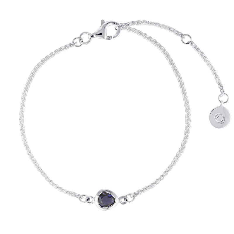 Iolite Tri-Cut Gemstone Bracelet - Limited Edition