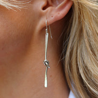 KNOT Your Average Earrings - Solid Sterling Silver or Gold