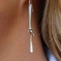 KNOT Your Average Earrings - Solid Sterling Silver or Gold