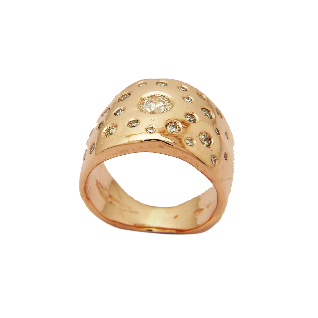 Lava Ring - Yellow Gold | UbyKate