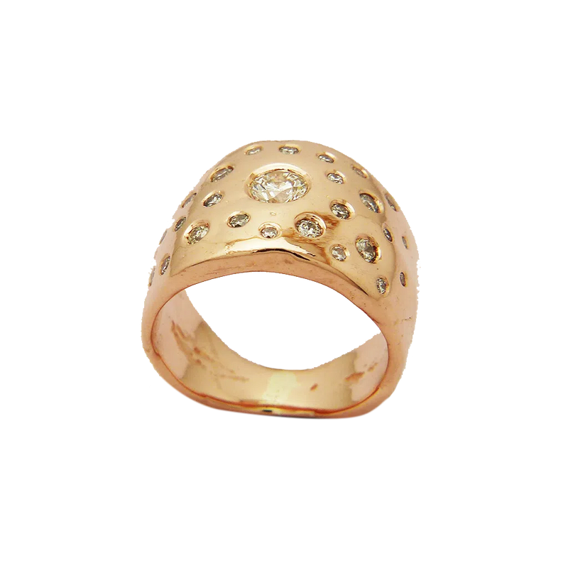 Lava Ring - Yellow Gold | UbyKate