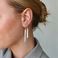 Length Earrings - Sterling Silver