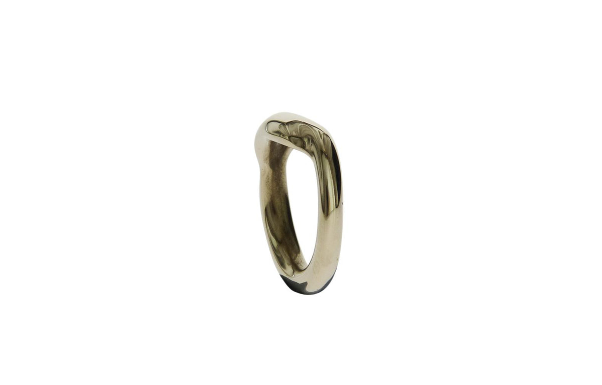 Living Ring Gold - Brushed or Highly Polished gold