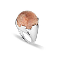 Orb Gemstone Ring - Golden Sunstone