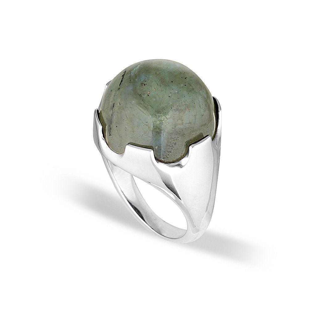 Orb Gemstone Ring - Labradorite