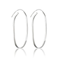 Oval Hoop Earrings