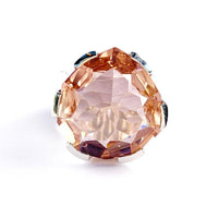 Power Pointer Gemstone Ring - Blush Quartz - Sterling Silver