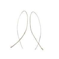 Silver Wishbone FEATURE Earrings
