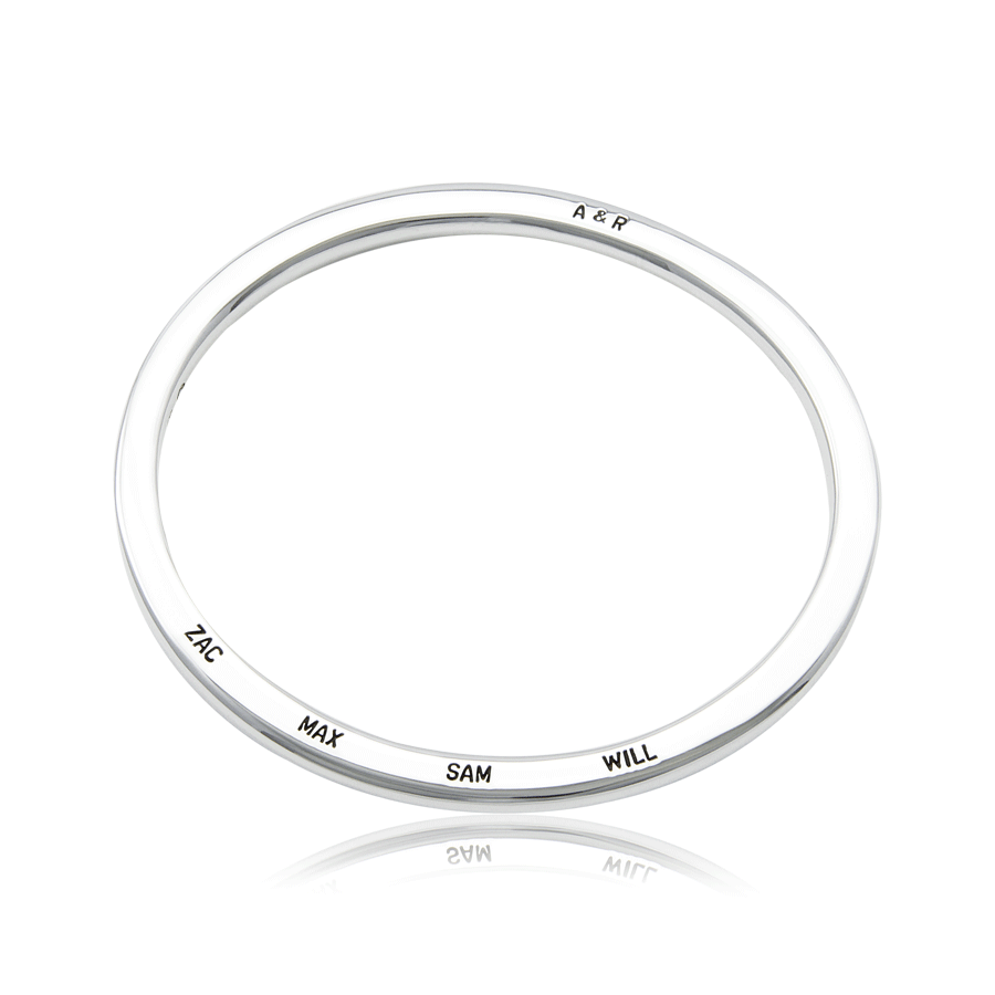 The Generational Bangle - Silver