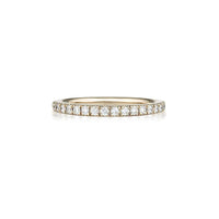 U Promise - Wedding Band - White Gold with Diamonds