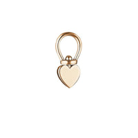 U-Swivel Delicate Rose Gold Heart Swivel Pendant