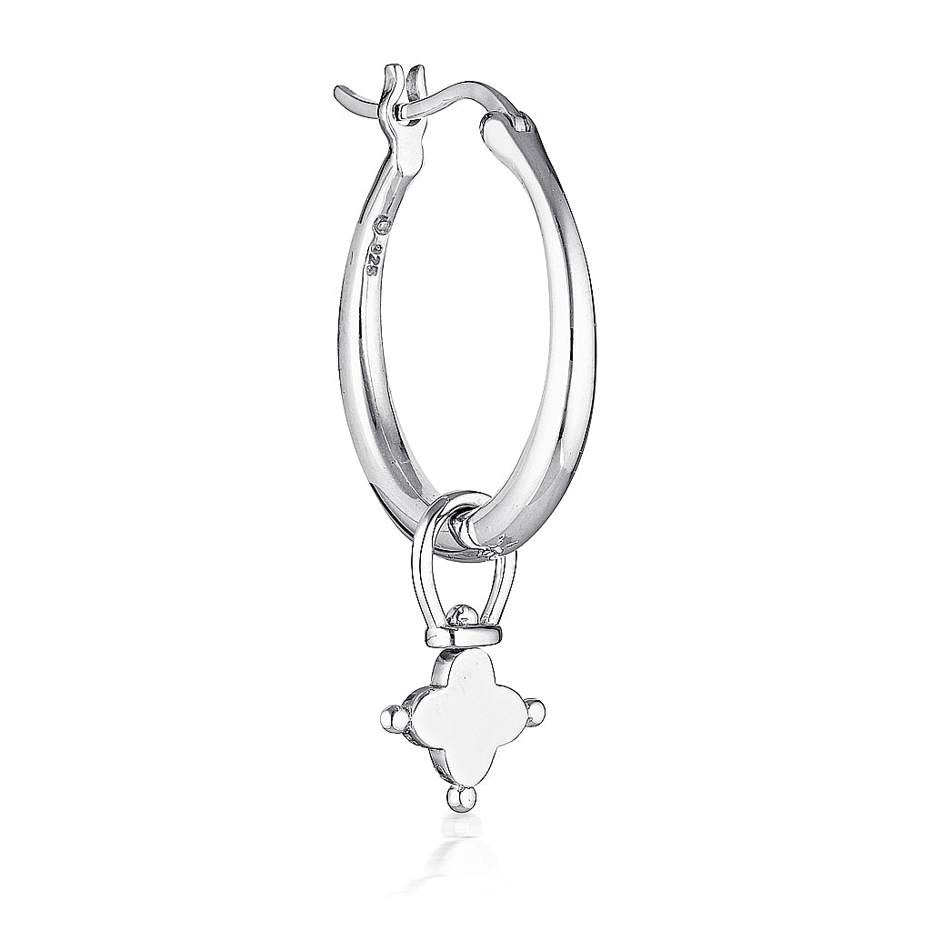 U-Swivel Silver - Clover Shield on a 50cm necklace chain