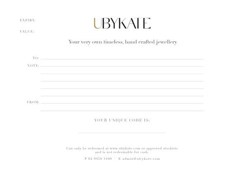 UbyKate Gift Card