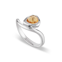 Waves Of Life Stackable Gemstone Rings | Various Gemstones - Citrine