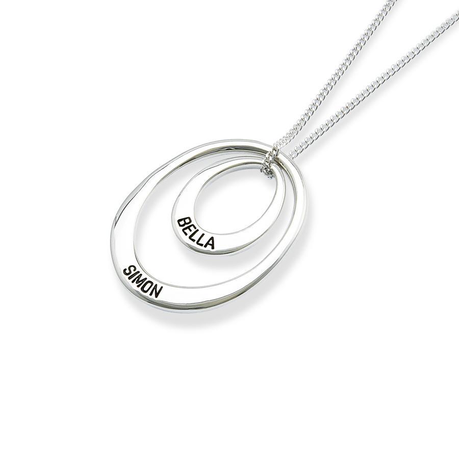 Combination Uberovals 1 Small And 1 Large Silver