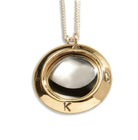 Family Compass Yellow Gold Outer Silver Inner