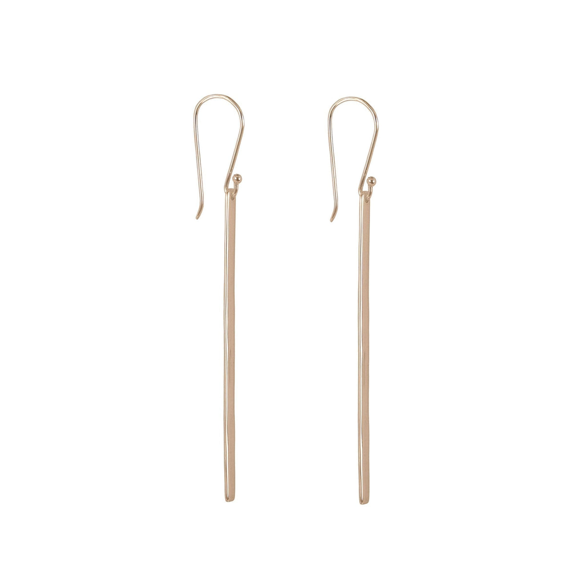 Fine Gold Length Earrings