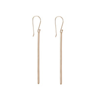 Fine Gold Length Earrings