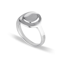 Inner Circle Signet Ring Sterling Silver